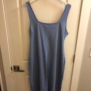 GAP Women's Blue Stretchy Dress Sleeveless Size XL NWT